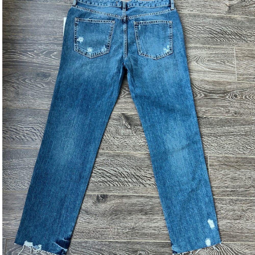 NWT Free People Distressed Button Fly Jeans Size 26 - Picture 4 of 10